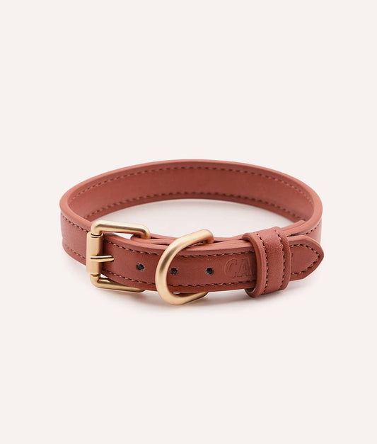 Jala Vegan Leather Dog Collar – Brown | Handmade & Sustainable