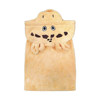 Giraffe Dog Bathrobe with Hood – Savana Dream Collection