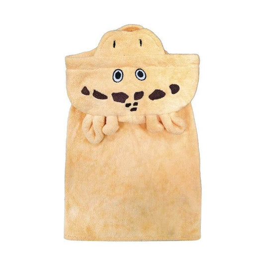 Giraffe Dog Bathrobe with Hood – Savana Dream Collection