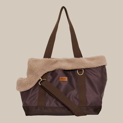 Cali Sporty Dog Bag with Soft Teddy Fleece