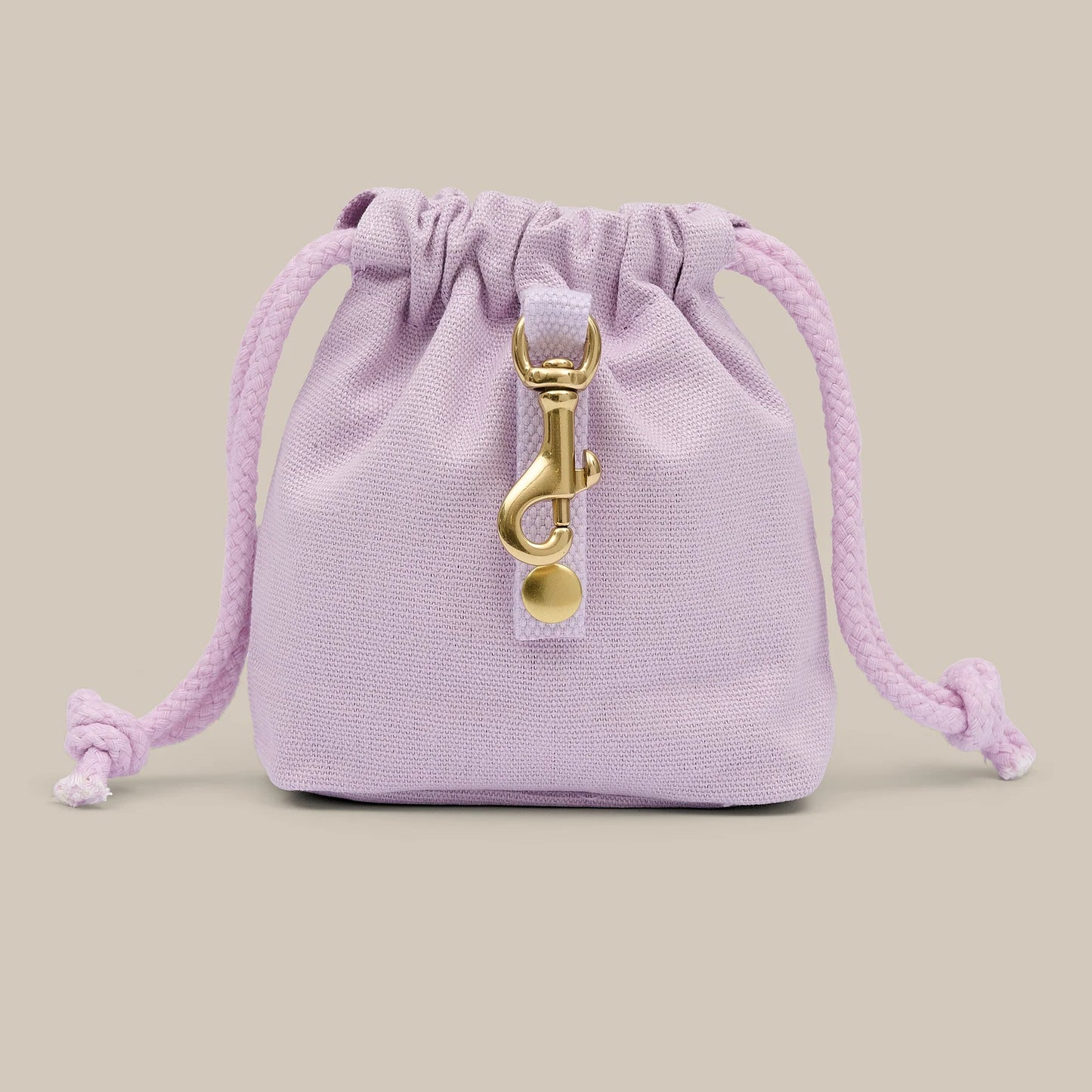 Canvas Treat Bag with Brass Carabiner – Training & Walk Accessory