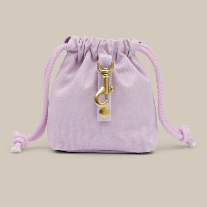 Canvas Treat Bag with Brass Carabiner – Training & Walk Accessory