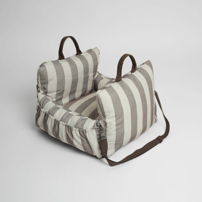 Car Seat Lara | Striped 2.0 – 3-in-1 Dog Car Seat, Bed & Travel Bag