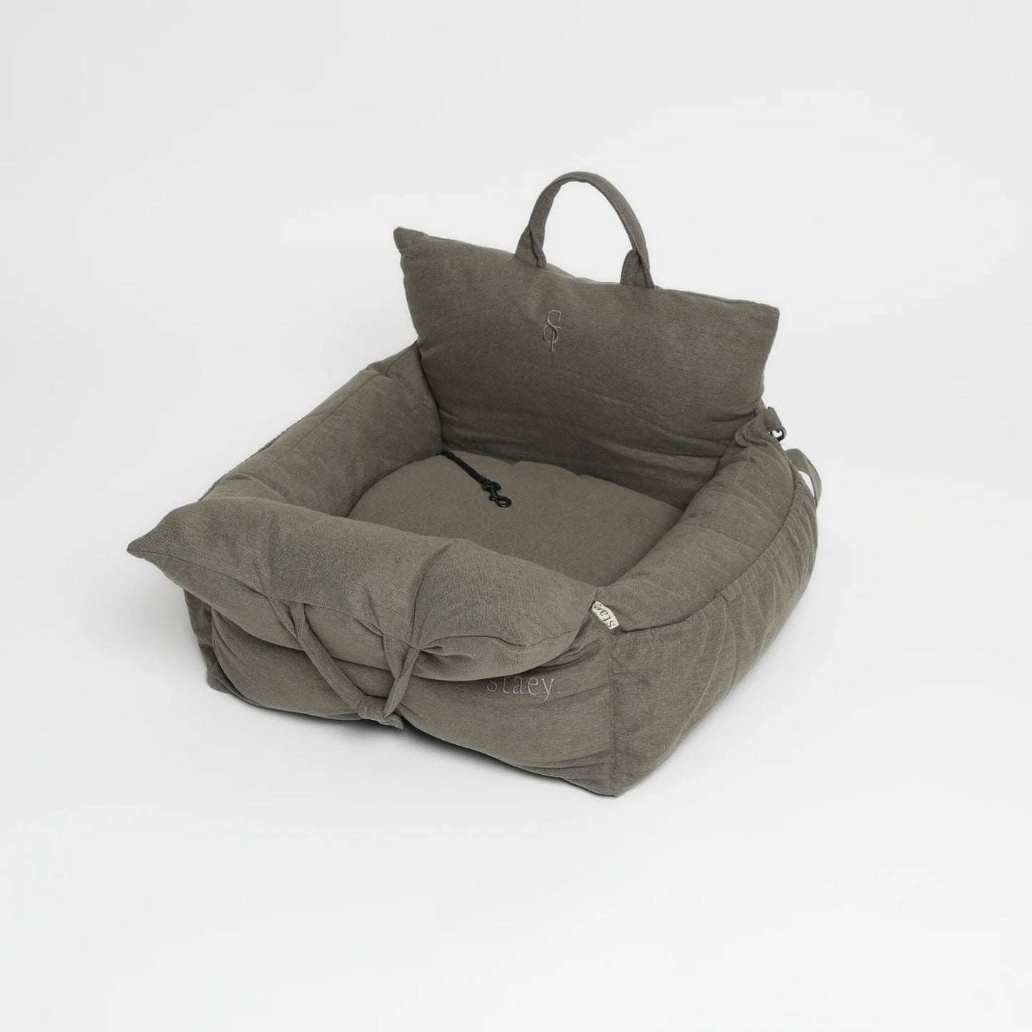 Car Seat Lara | Taupe 2.0 – 3-in-1 Dog Car Seat, Bed & Travel Bag