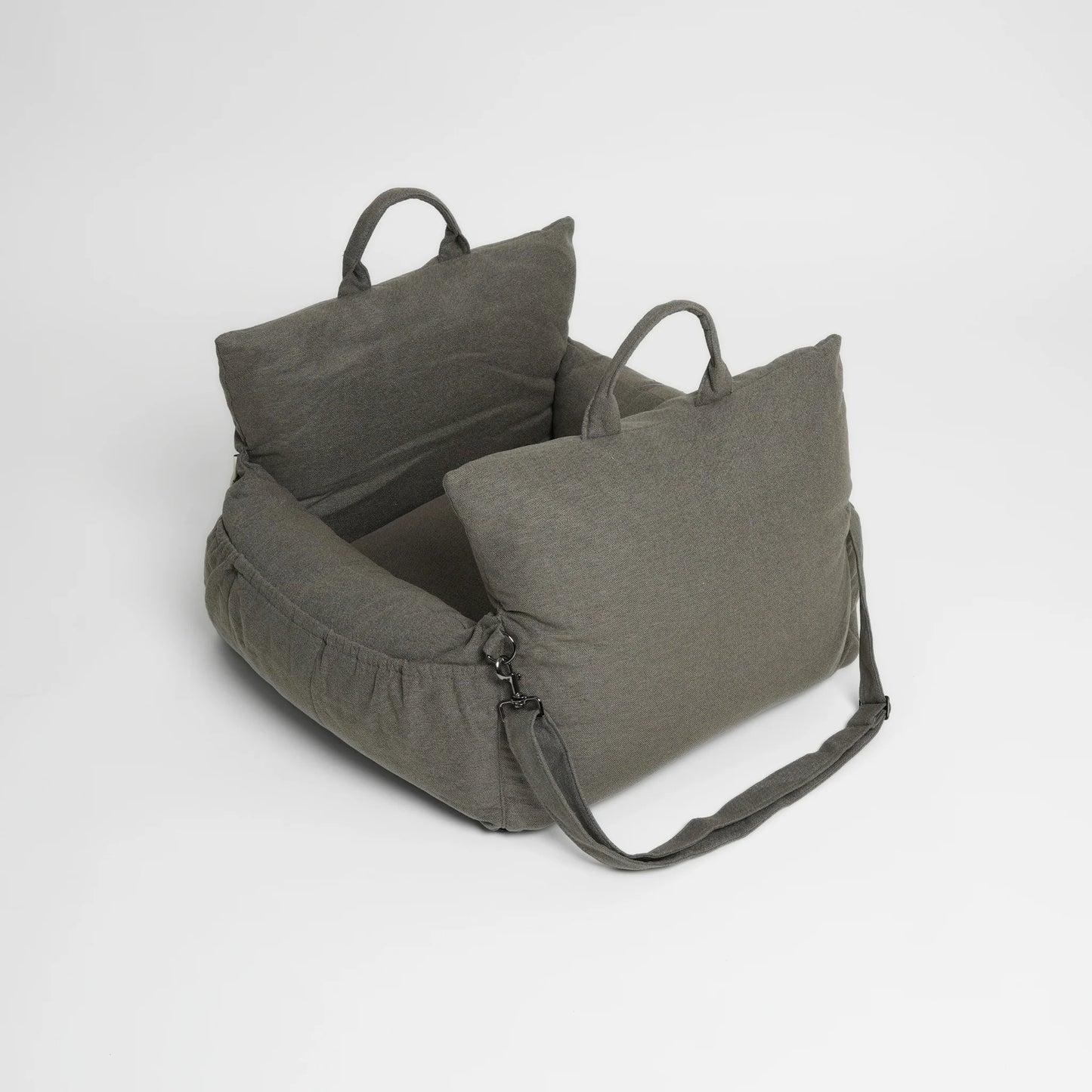 Car Seat Lara | Taupe 2.0 – 3-in-1 Dog Car Seat, Bed & Travel Bag