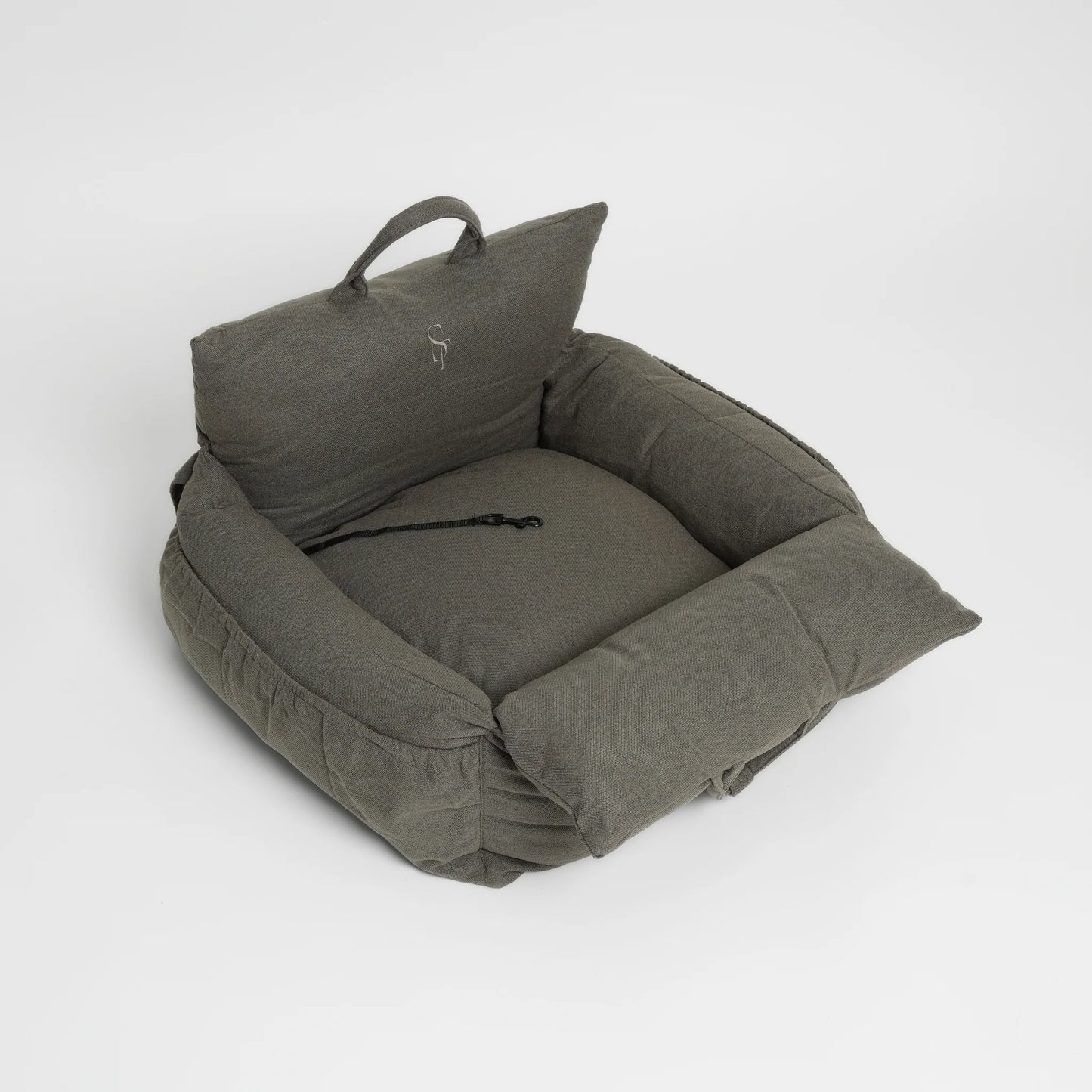 Car Seat Lara | Taupe 2.0 – 3-in-1 Dog Car Seat, Bed & Travel Bag