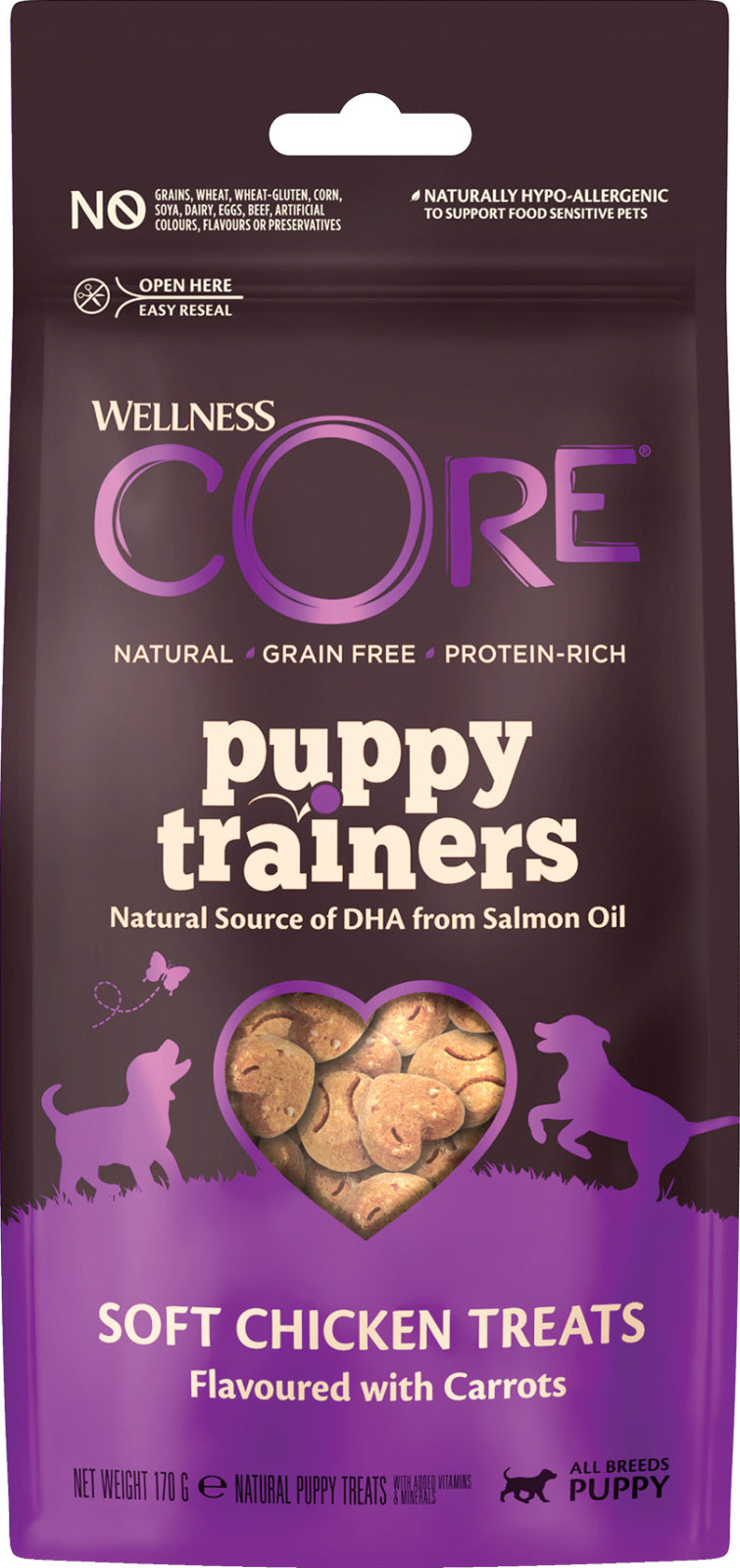 CORE Puppy Training Treats Chicken & Carrot – Soft Dog Treats (170g)