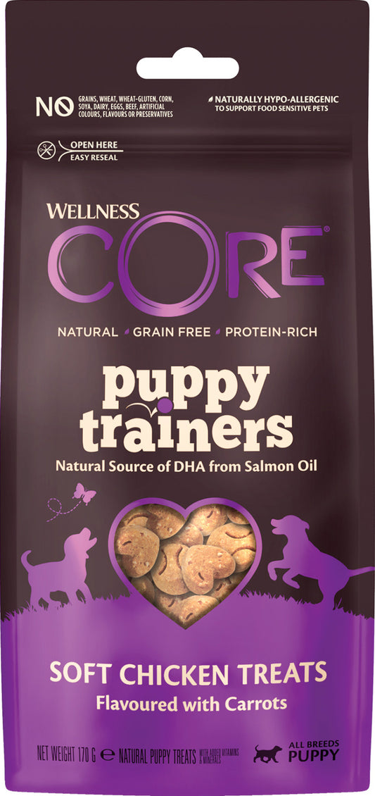 CORE Puppy Training Treats Chicken & Carrot – Soft Dog Treats (170g)