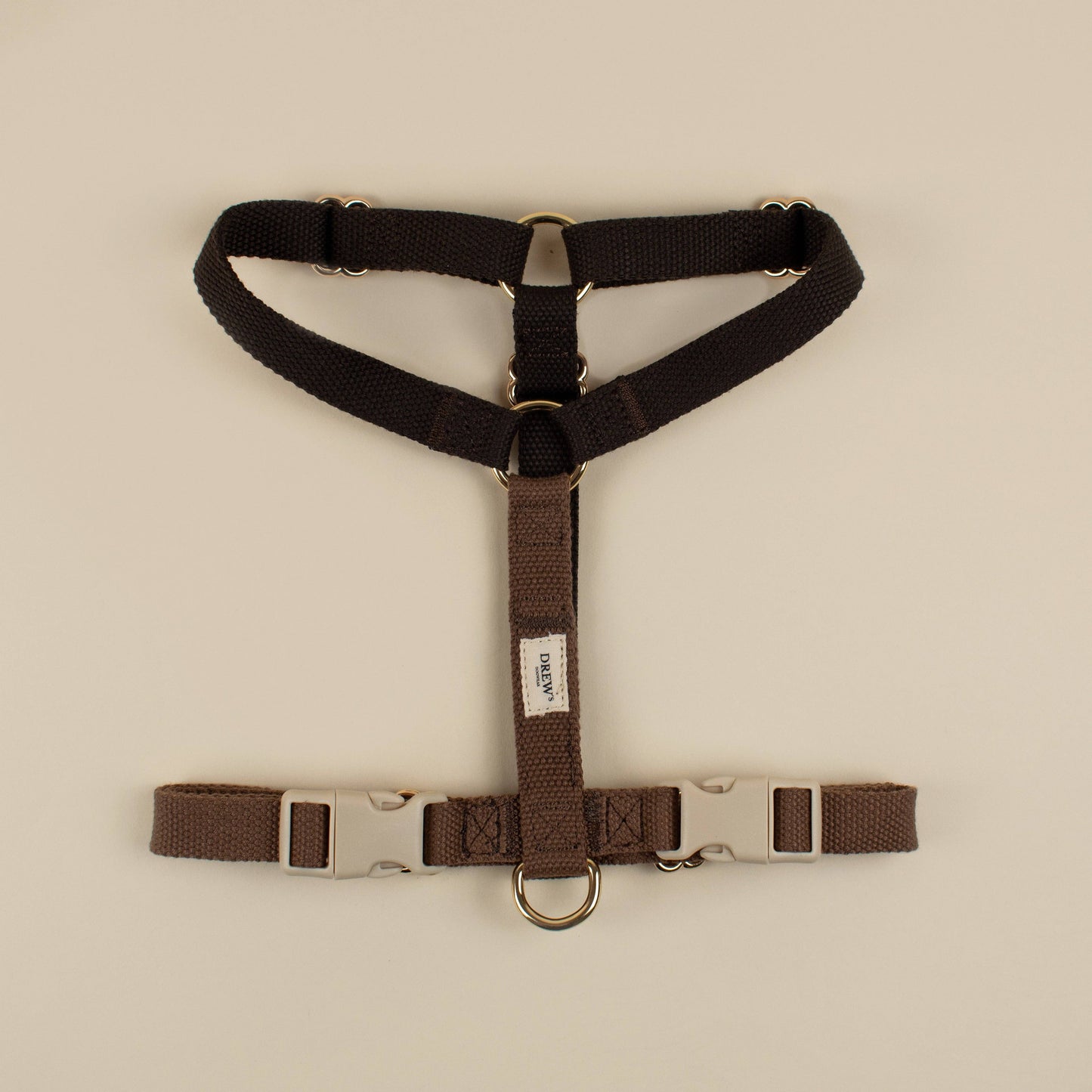 Dog Harness Chocolate – Lightweight & Stylish