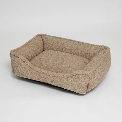 Dog Bed Tora | Sand Curly – Cozy & Stylish Plush Dog Bed