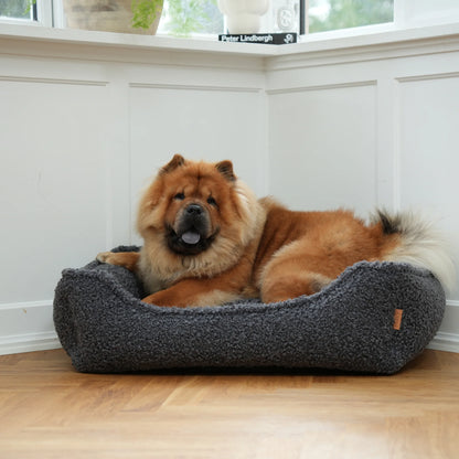 Dog Bed Tora | Storm Curly – Cozy & Stylish Plush Dog Bed