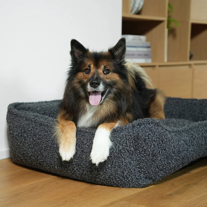Dog Bed Tora | Storm Curly – Cozy & Stylish Plush Dog Bed