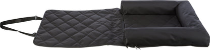 Dog Car Seat Cushion – Booster Pad with Harness Opening (61×10×50 cm)