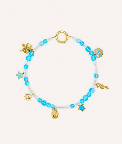 Dog Charm Necklace – Sea-Inspired Decorative Collar | Sira