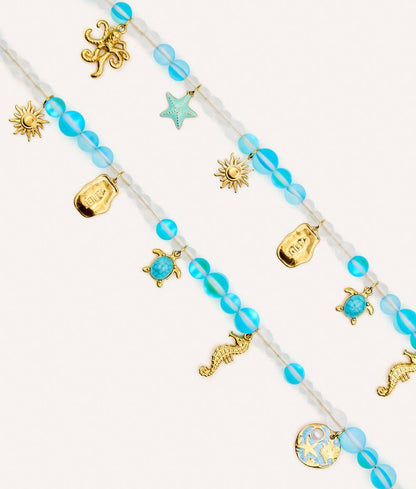 Dog Charm Necklace – Sea-Inspired Decorative Collar | Sira