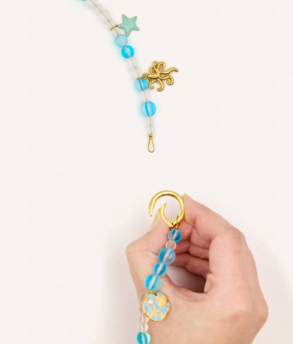 Dog Charm Necklace – Sea-Inspired Decorative Collar | Sira