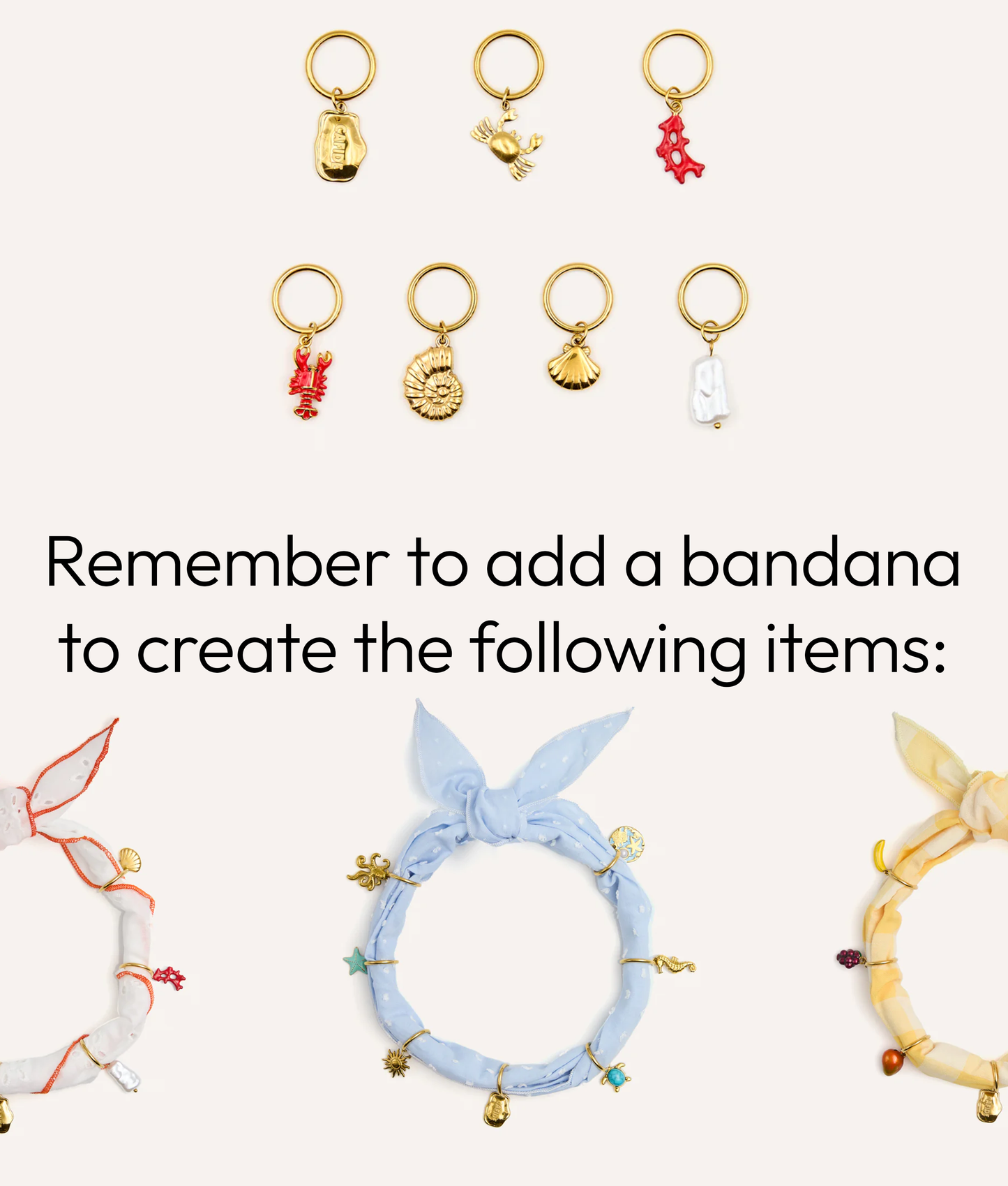 Dog Charm Set – 7 Coral Charms | Interchangeable Accessories (Sira)
