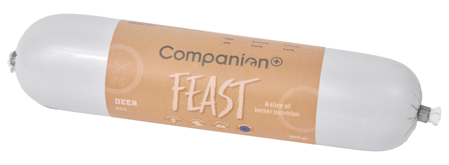 Dog Food Sausage – Deer Pâté (350g)