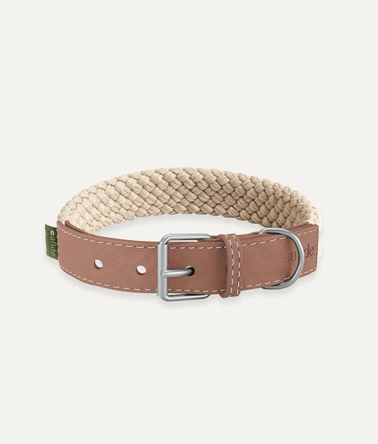 Corda Dog Collar – Brown | Adjustable Vegan Leather