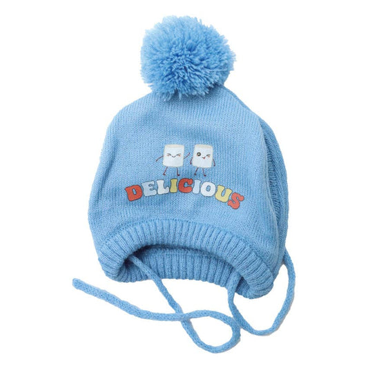 “Delicious” Dog Hat with Pompon – Winter Dog Accessory