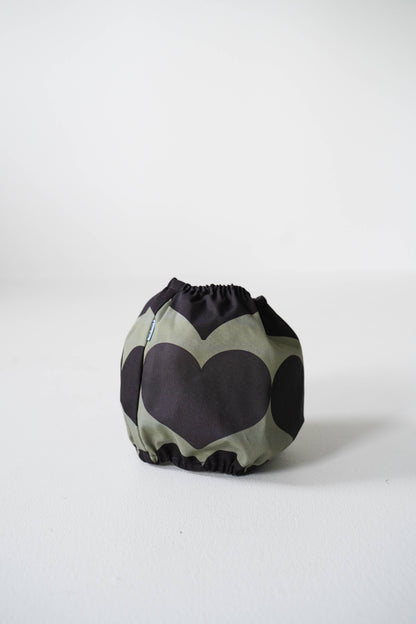 Dog Snood – Grey with Heart