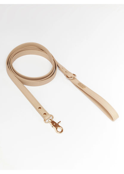 Eco-Leather Dog Leash 2 m | Beige