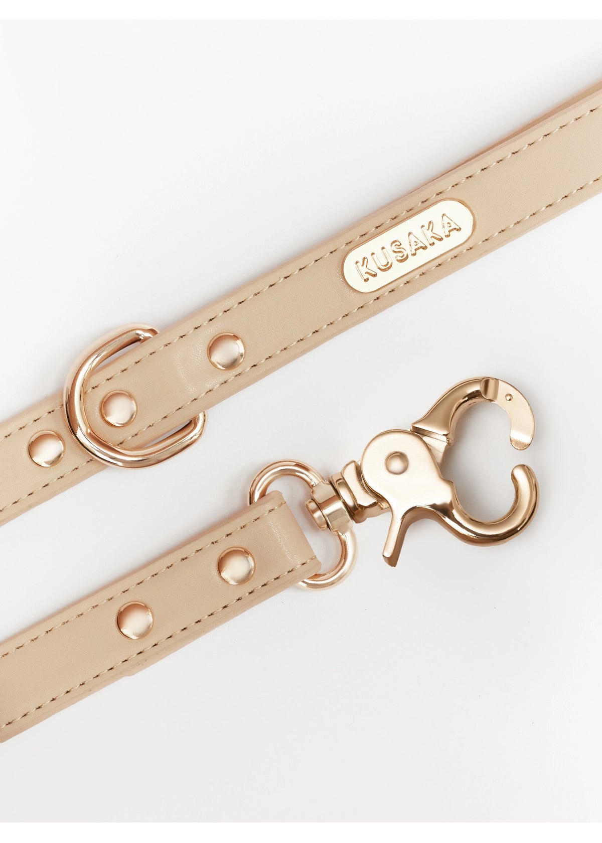 Eco-Leather Dog Leash 2 m | Beige