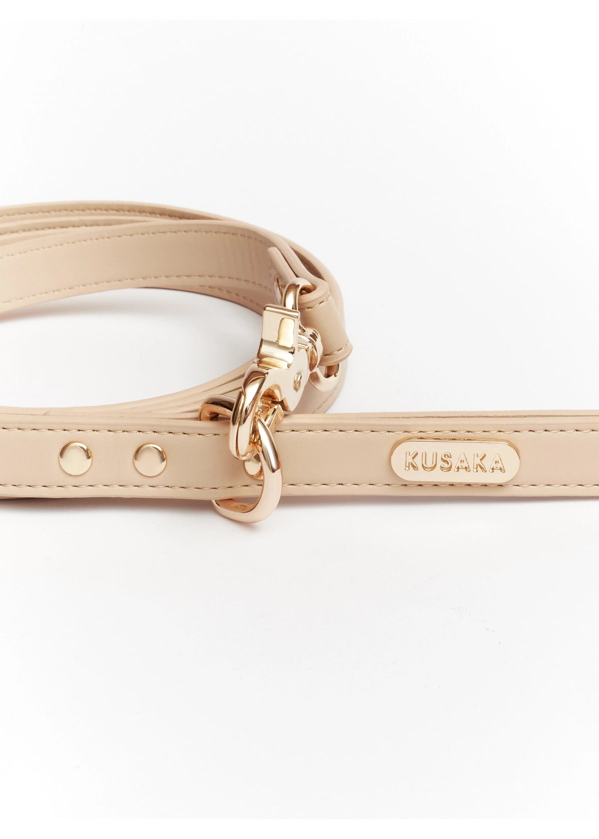 Eco-Leather Dog Leash 2 m | Beige