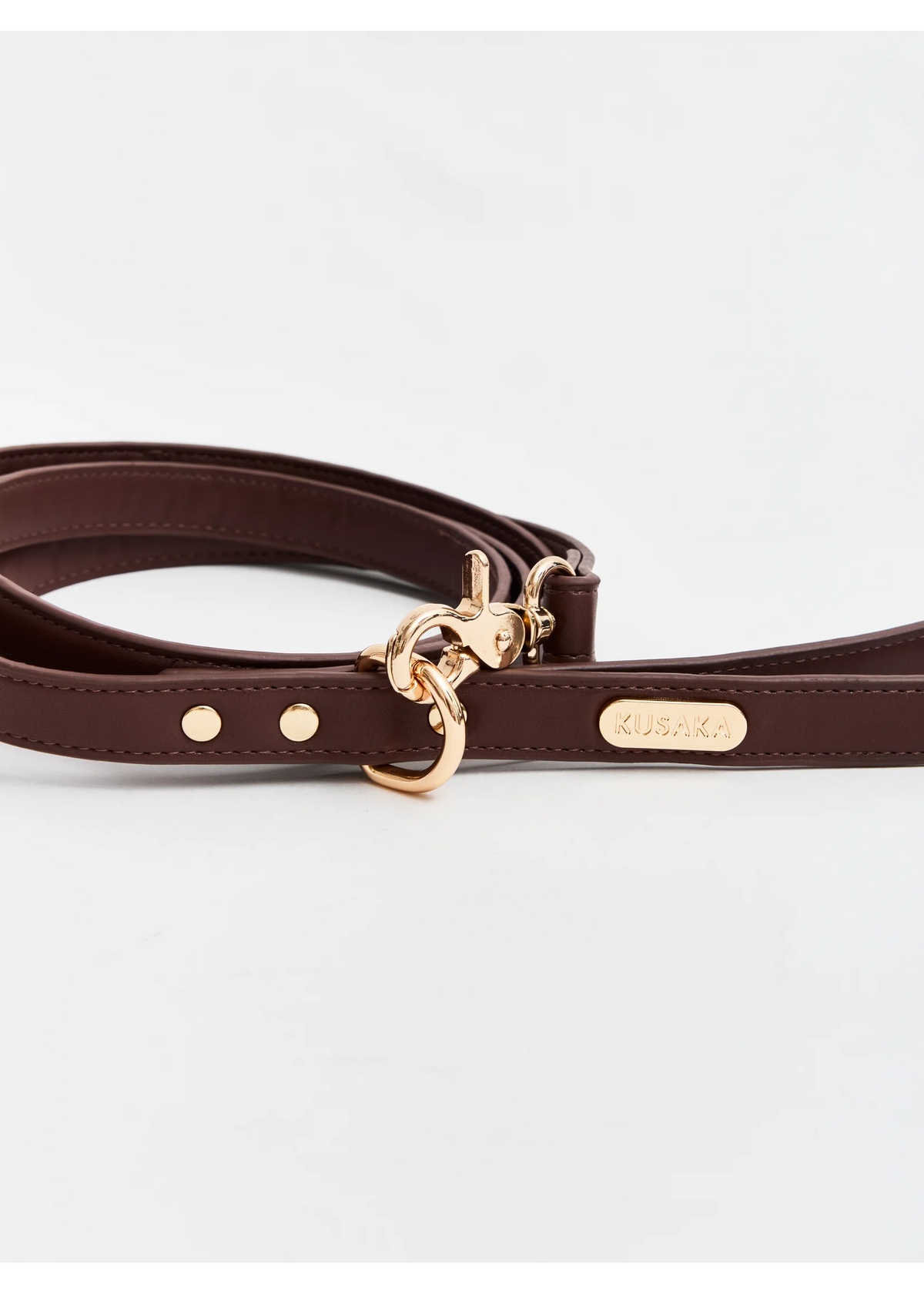 Eco-Leather Dog Leash 2 m | Chocolate