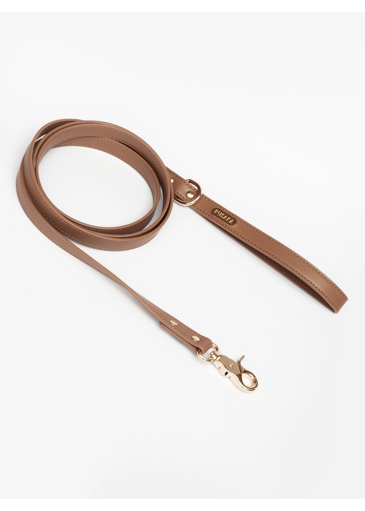 Eco-Leather Dog Leash 2 m | Toffee Brown
