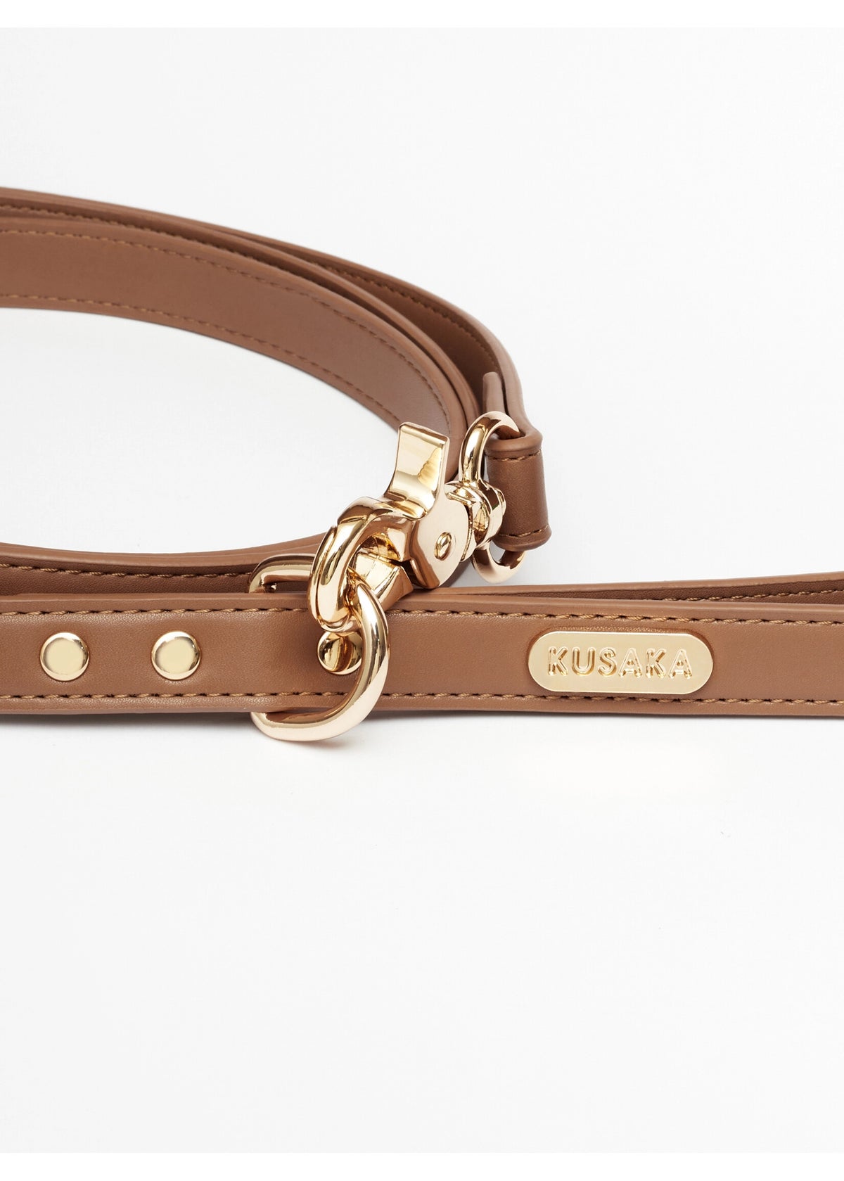 Eco-Leather Dog Leash 2 m | Toffee Brown