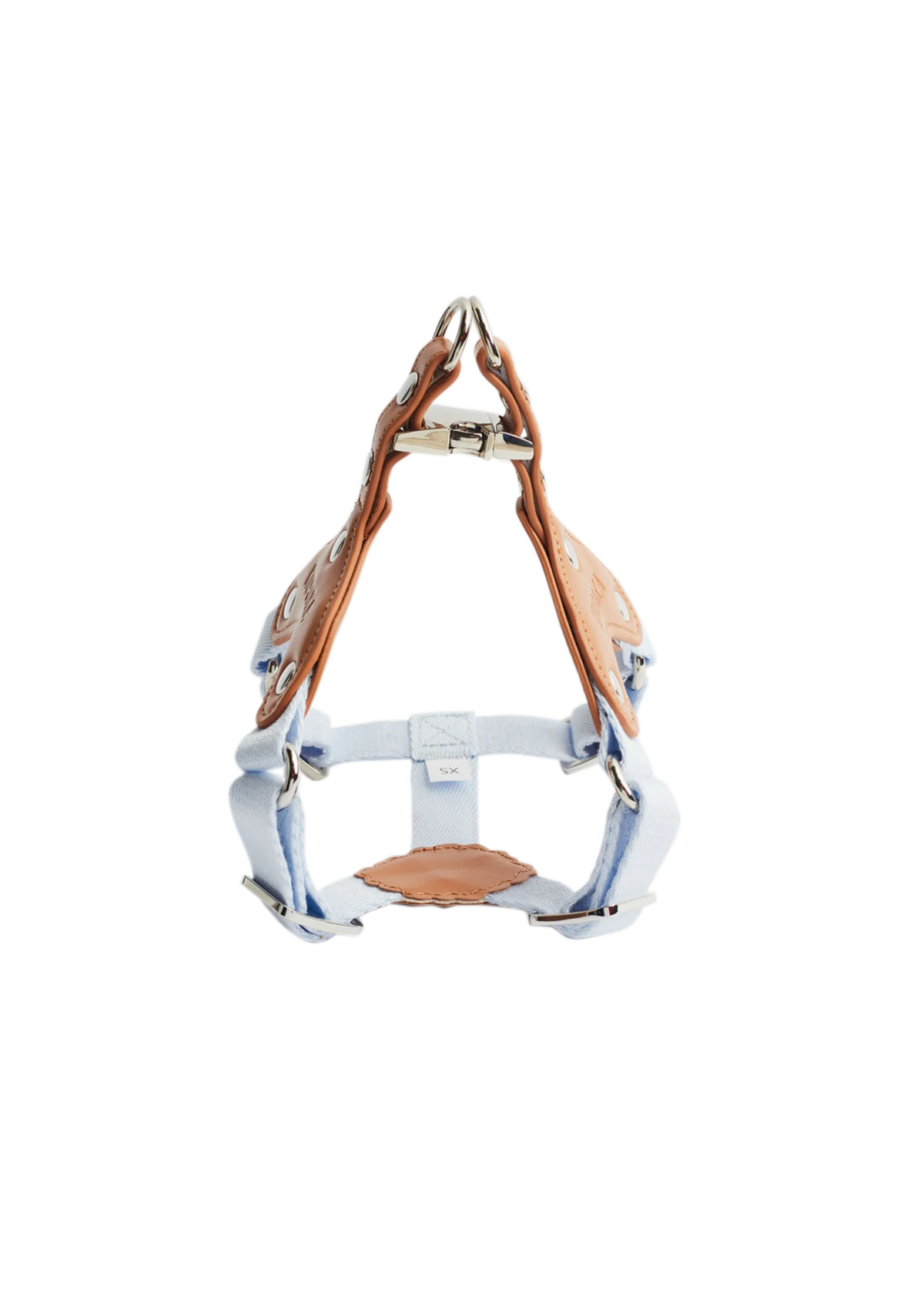 Eco-Leather Small Dog Kusaka Harness | Sky Blue