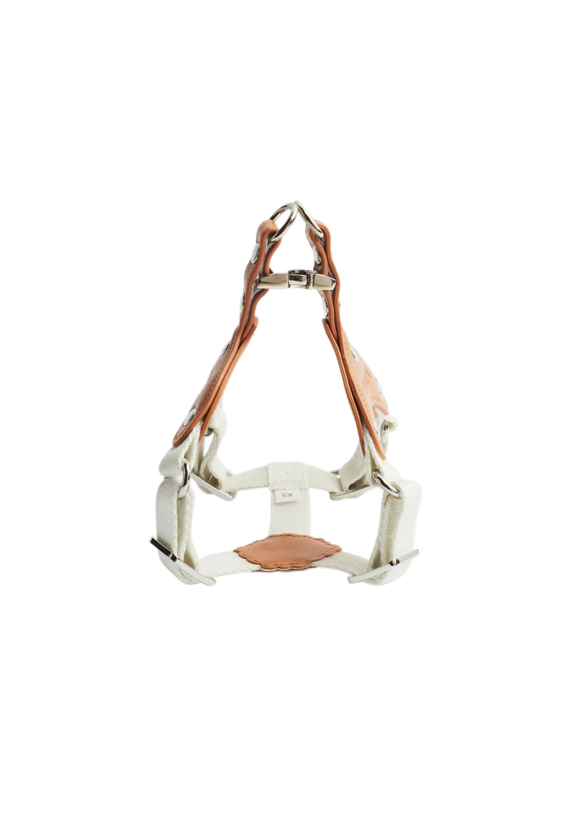 Eco-Leather Small Dog Kusaka Harness | Pearled Ivory
