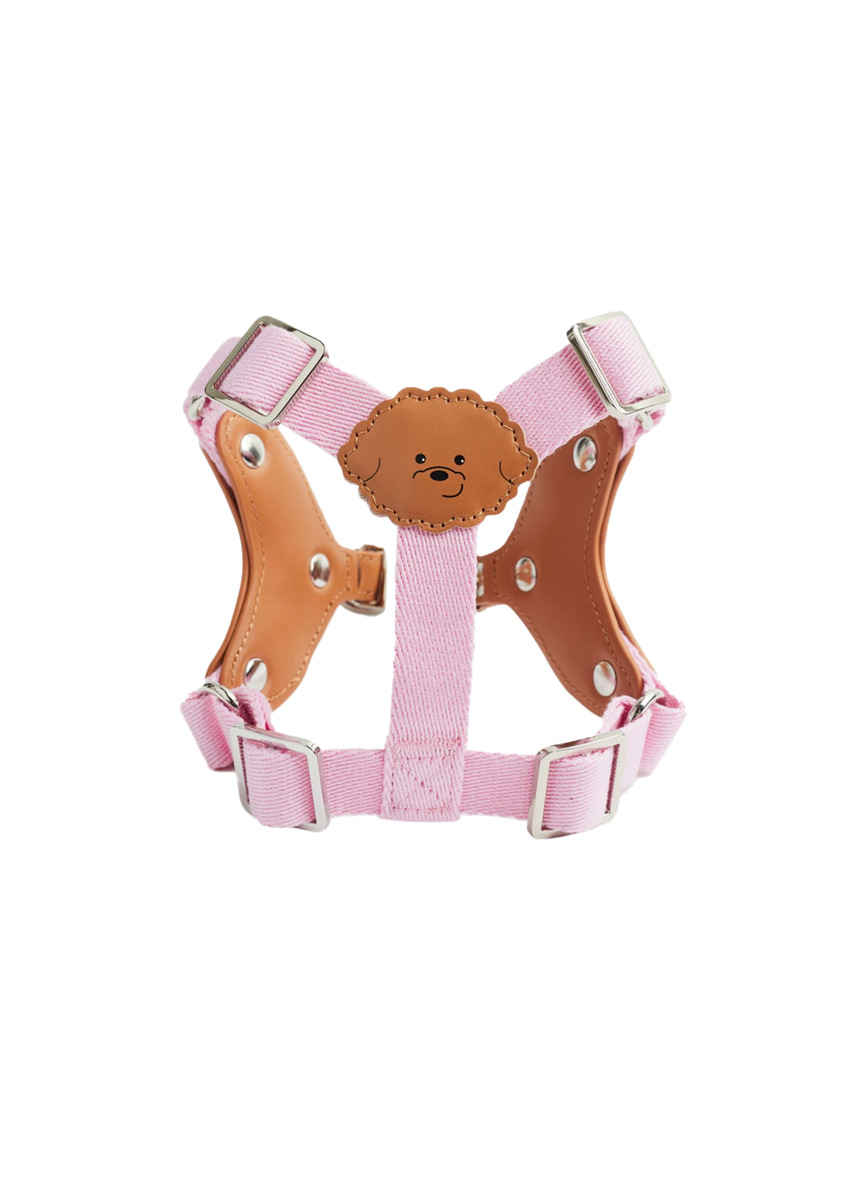 Eco-Leather Small Dog Kusaka Harness | Taffy Pink