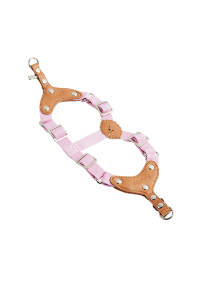 Eco-Leather Small Dog Kusaka Harness | Taffy Pink