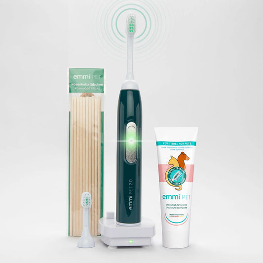 Emmi-Pet 2.0 Basis Set – Ultrasonic Toothbrush for Dogs & Cats