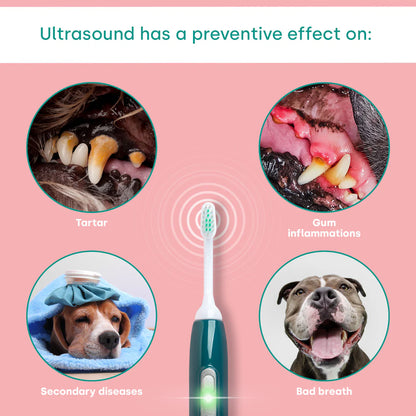 Emmi-Pet 2.0 Basis Set – Ultrasonic Toothbrush for Dogs & Cats