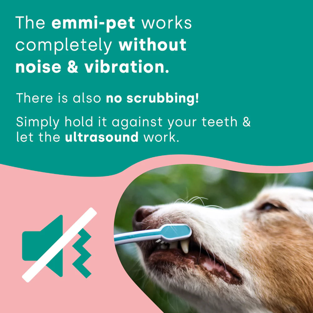 Emmi-Pet 2.0 Basis Set – Ultrasonic Toothbrush for Dogs & Cats