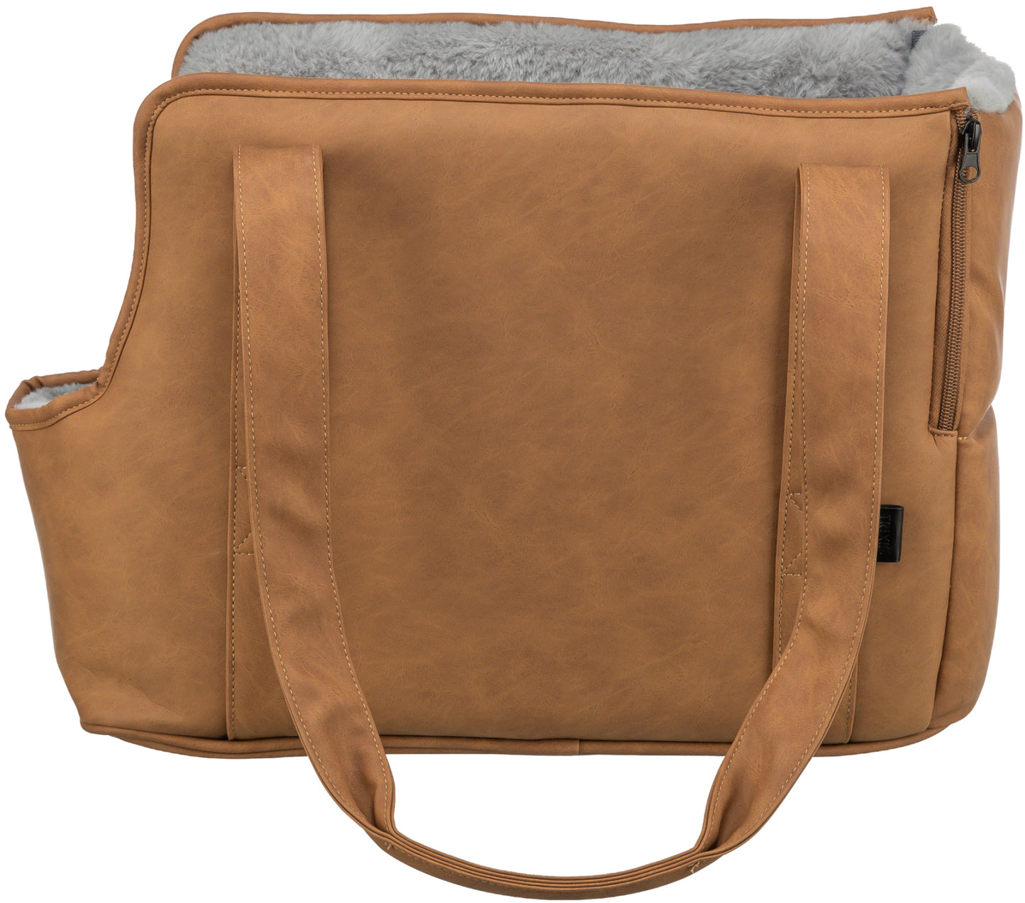 Evelyn Pet Carrier Bag – Padded Faux Leather Dog & Cat Carrier