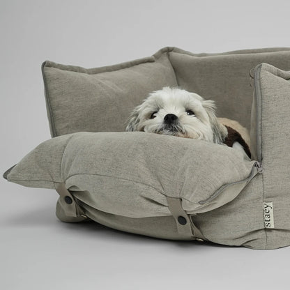 Fenja 2-in-1 Dog Car Seat & Bed – Foldable, Washable Cover