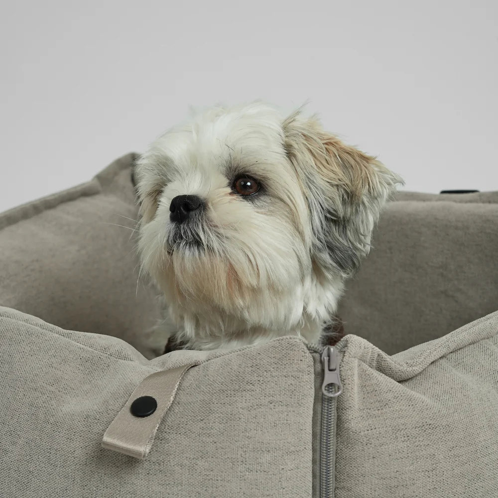 Fenja 2-in-1 Dog Car Seat & Bed – Foldable, Washable Cover
