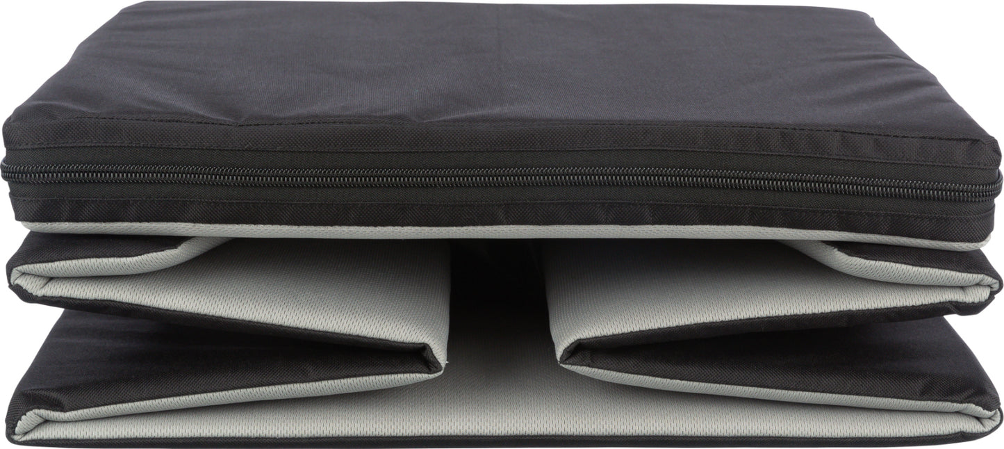 Foldable Dog Car Seat – Small Dogs Travel Seat with Cushion (45×28×40 cm)