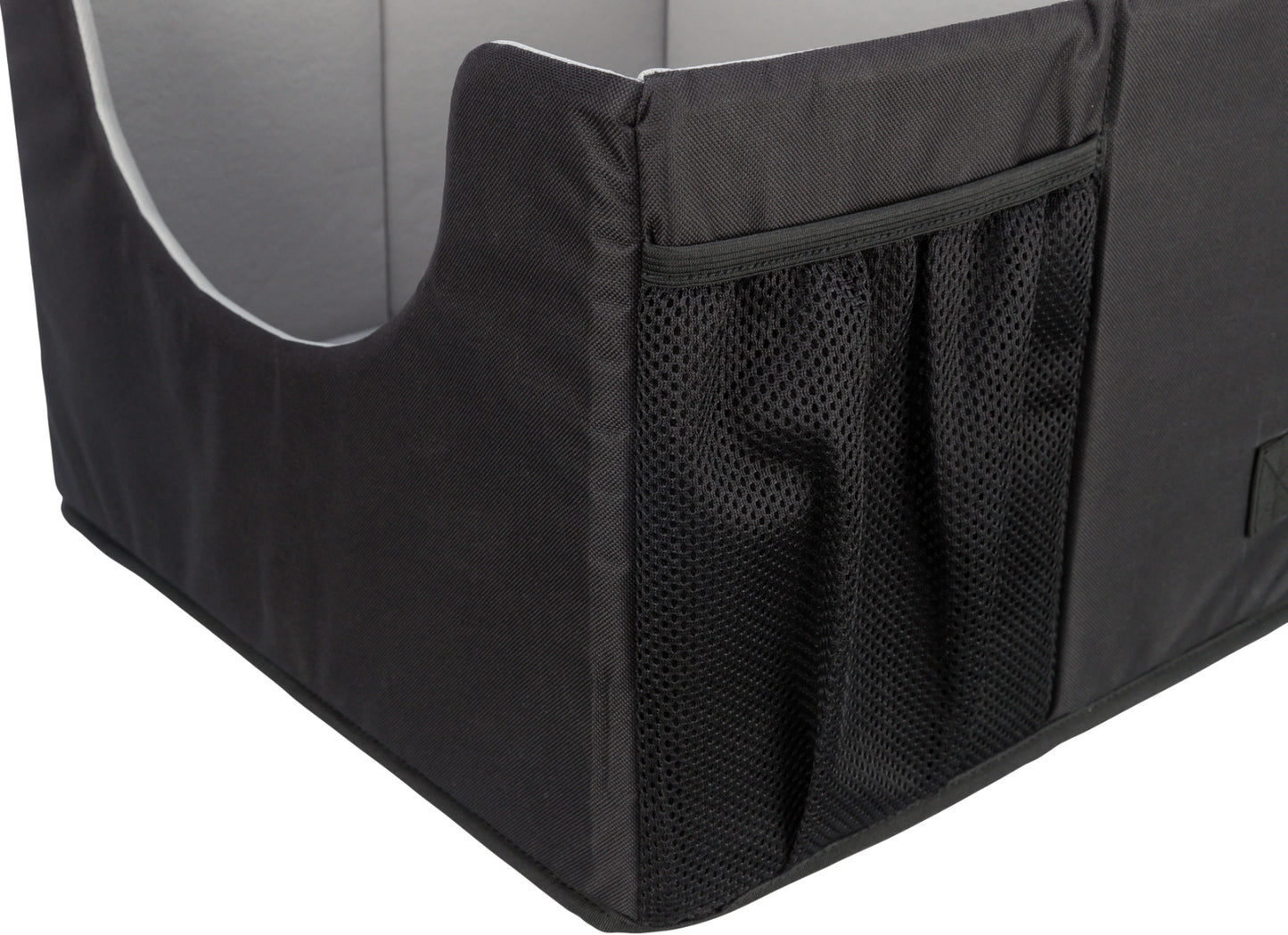 Foldable Dog Car Seat – Small Dogs Travel Seat with Cushion (45×28×40 cm)