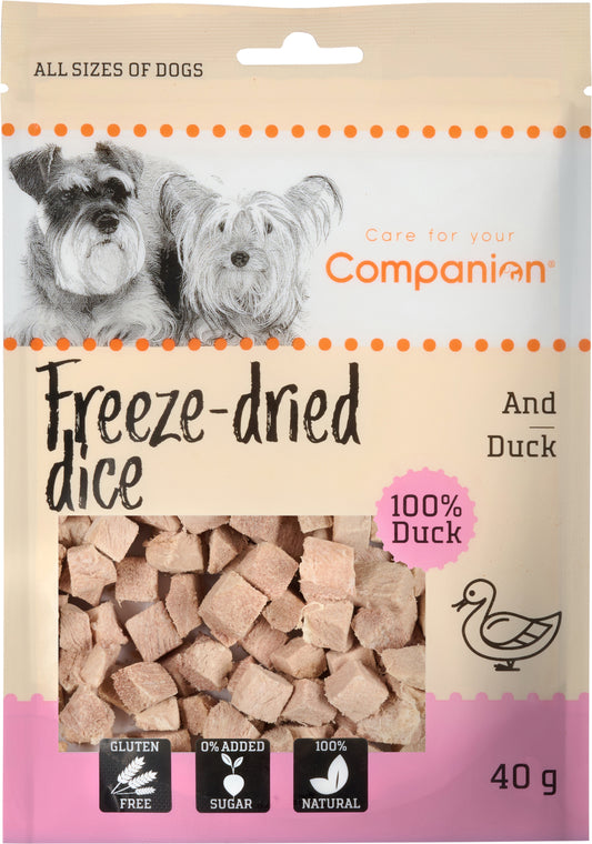 Freeze-Dried Duck Dog Treats – 100% Natural Training Cubes