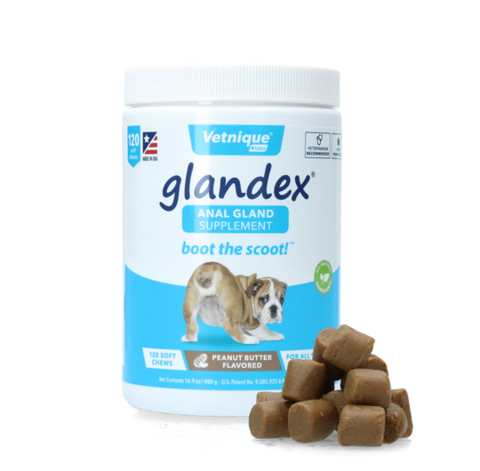 Glandex Soft Chews 480g (120 pcs) – Peanut Butter Flavour