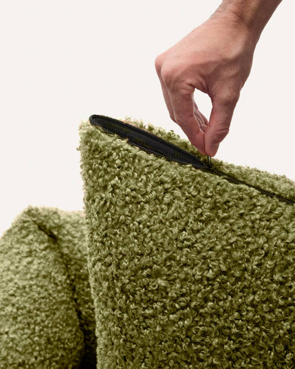 Green Sheep Dog Bed – Snozy (Removable & Washable)