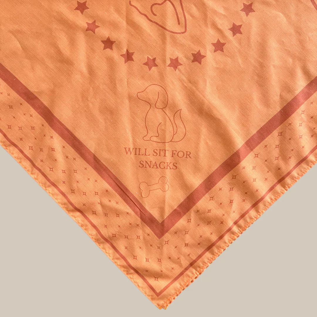 Handmade Dog Bandana – Cotton & Polyester, Medium & Large Dogs