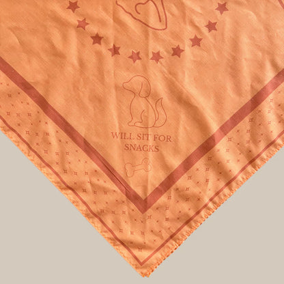 Handmade Dog Bandana – Cotton & Polyester, Medium & Large Dogs