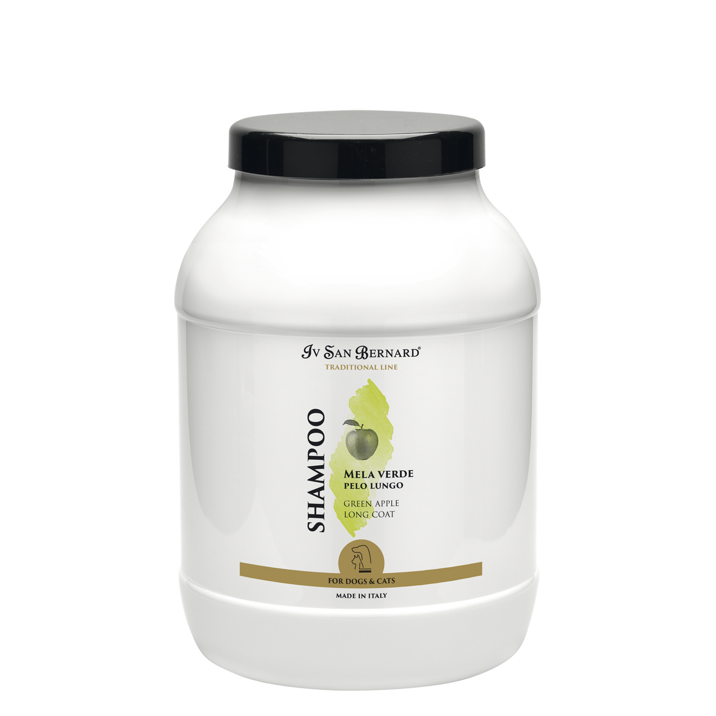 Iv San Bernard Green Apple Shampoo | Long & Curly Coat Dogs | Moisturising & Detangling