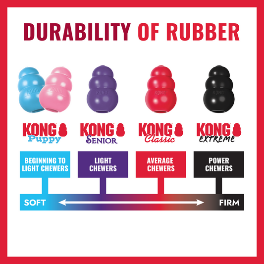 KONG Dental Stick Medium – Teeth Cleaning Rubber Dog Toy